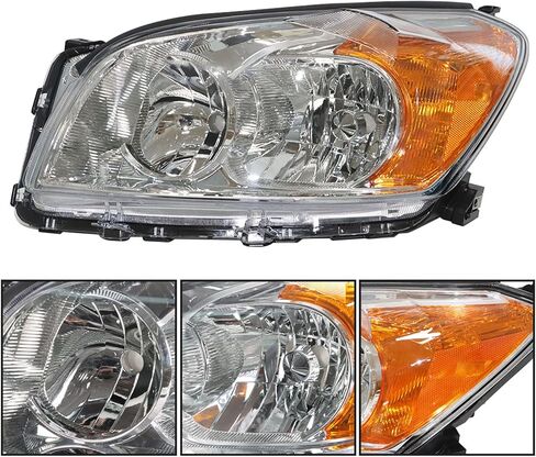 WFLNHB الأمامية الأمامية استبدال مجموعة تويوتا RAV4 2009-2012 سائق المصابيح الأمامية المصابيح الأمامية وجانب الراكب in Saudi Arabia