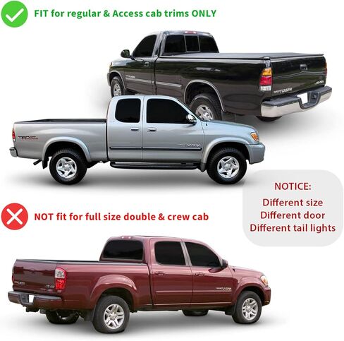Amerilite for 2000-2004 Toyota Tundra العادية | Access Cab C -type LED ، الهالوجين ، مجموعة مصباح زاوية مصباح الشاحنة الصغيرة - سائق وجانب الركاب ، مجموعة ضوء السيارة ، أسود in Saudi Arabia