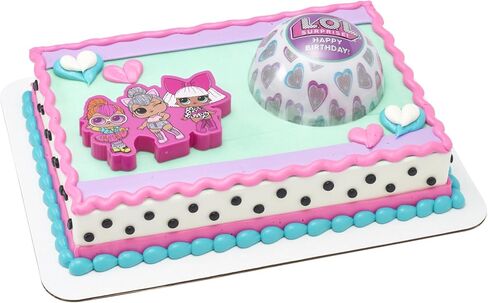 DecoPac L.O.L. Surprise! Rings, 24 L.O.L. Surprise Funseeker Cupcake Decorations Featuring 6 Different Dolls - 24 Pack in Kuwait