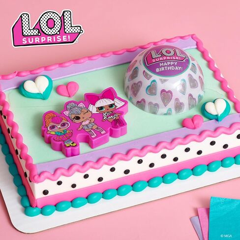 DecoPac L.O.L. Surprise! Rings, 24 L.O.L. Surprise Funseeker Cupcake Decorations Featuring 6 Different Dolls - 24 Pack in Kuwait