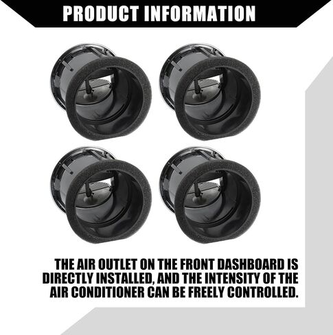 Dashboard Air Conditioning AC Heater Vent for Ford Fusion 2006-2009 for Mercury Milan 2006-2009 / Front/A/C Air Vent Louvres/Durable / 4 Pcs in Saudi Arabia