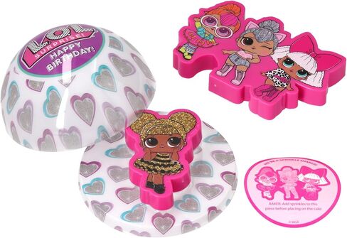 DecoPac L.O.L. Surprise! Rings, 24 L.O.L. Surprise Funseeker Cupcake Decorations Featuring 6 Different Dolls - 24 Pack in Kuwait