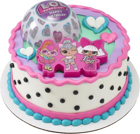 DecoPac L.O.L. Surprise! Rings, 24 L.O.L. Surprise Funseeker Cupcake Decorations Featuring 6 Different Dolls - 24 Pack in Kuwait