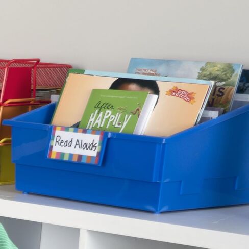 Really Good Stuff 4-Pack Single-Color Picture Book Classroom Library Bins with Dividers in Saudi Arabia