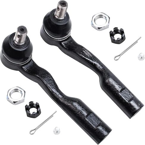 Detroit Axle - مجموعة قضبان التعادل 6pc من 2003-2006 Toyota Tundra Sequoia ، 4 تعليق خارجي وربطة عنق الداخلية ينتهي 2 Boots 2004 2005 استبدال in Saudi Arabia