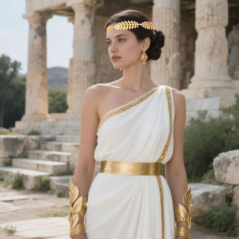 Laurel Wreath Crown for Women Men Toga Costume, Gold Leaf Headband Headpiece for Roman Emperor Greek Accessories Cosplay Prom (2Pcs) in Saudi Arabia