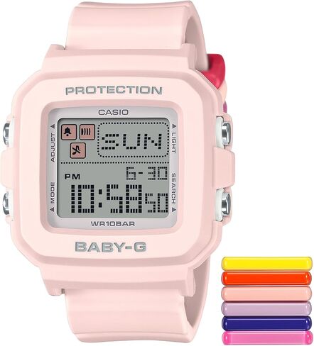 Casio Baby-G +Plus Pink Digital Watch BGD-10L-4CR in Saudi Arabia