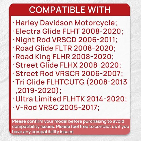 منصات الفرامل الأمامية والخلفية متوافقة مع Harley Davidson Road Glide 2008-2021 Street Glide 2008-2022 Ultra Classic Electra Glide Ceramic 3 مجموعات 41854-08 in Saudi Arabia