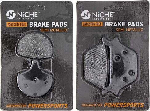 NICHE Brake Pad Set for Harley-Davidson Dyna Softail Sportster 1100 44063-83D 44082-08 Front Rear Semi-Metallic in Saudi Arabia
