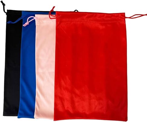 4 Pieces Ski Goggle Bag Microfiber Drawstring Pouch Snow Goggle Protection Bag Soft Storage Case Pouch, 7x10.6 Inch in Saudi Arabia
