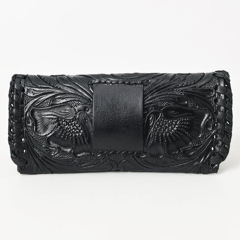 American Darling Sunglass Case Hand Tooled Genuine Leather Women Western Handbag | Bag for Purse in Saudi Arabia