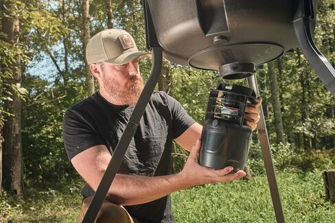 Moultrie Deer Feeder Connected - 30 Gallon Cellular Connected Tripod Feeder - 6V Spincast Deer Feeder - Feed Level Detector with Celluar Monitoring, Programming - Nationwide 4G LTE Autoconnect in Saudi Arabia
