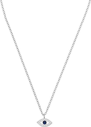 Purelei® Blue Eye Necklace – 18K Gold plated stainless steel jewelry – Waterproof chain with eye pendant – 16 to 18 inch adjustable length – Fashion jewelry for your individual look in Kuwait