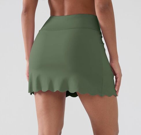 Tennis Skirts for Women with 2 Pockets Inner Shorts High Waisted Athletic Skorts Golf Sports Workout Running Skort in Saudi Arabia