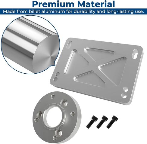for Predator 670 V-Twin Replace for Kohler Command Engine Adapter Kit - Include Billet Aluminum Adapter and Riser Plate in Saudi Arabia