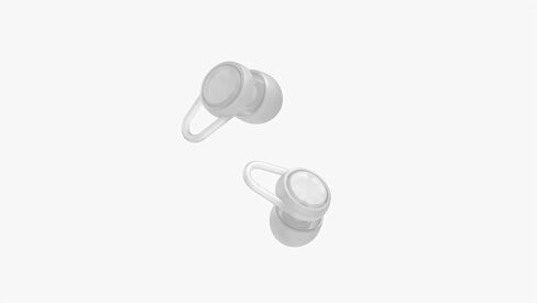 Hears Plus Ear Plugs for Noise Reduction - Patented Reusable Concert Earplugs, 25dB SNR Sound Reduction, Hypoallergenic for Musicians, Motorcycle and Sleeping with 4 tip Sizes – Lunar Chrome in Kuwait