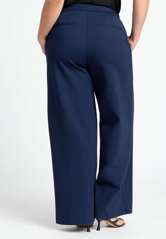 ELOQUII Women's Plus Size The Ultimate Stretch Wide Leg Pant in Saudi Arabia
