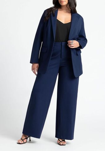 ELOQUII Women's Plus Size The Ultimate Stretch Wide Leg Pant in Saudi Arabia