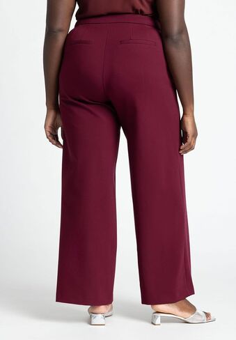 ELOQUII Women's Plus Size The Ultimate Stretch Wide Leg Pant in Saudi Arabia