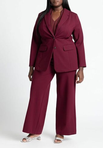 ELOQUII Women's Plus Size The Ultimate Stretch Wide Leg Pant in Saudi Arabia