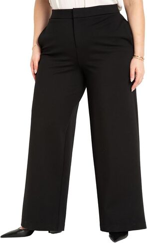 ELOQUII Women's Plus Size The Ultimate Stretch Wide Leg Pant in Saudi Arabia