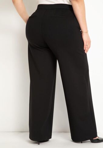 ELOQUII Women's Plus Size The Ultimate Stretch Wide Leg Pant in Saudi Arabia