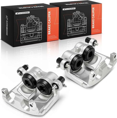 A-Premium Disc Brake Assembly بدون قوس متوافق مع سيارات Jeep & Dodge-Grand Cherokee 2011-2022 ، Durango 2011-2023-سائق أمامي ومسافر ، مجموعة 2-PC in Saudi Arabia