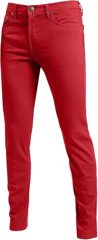 NE People Mens Classic Classic Solid Clear Skinny الجينز الممتدة (26-40) in Kuwait