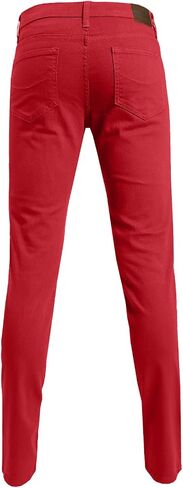 NE People Mens Classic Classic Solid Clear Skinny الجينز الممتدة (26-40) in Kuwait