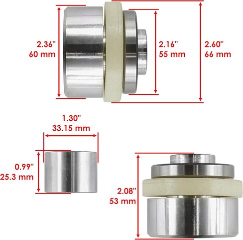 Caltric Front Differential Rebuild Kit Compatible with Polaris Ranger Crew 900 2015-2019 / Ranger 1000 2015-2018 2020 / Ranger 500 2017 2018 2019 2020 2021 in Saudi Arabia