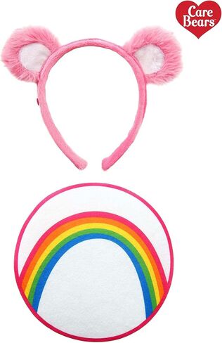Care Bears Cheer Ears & Patch Cortume Kit للبالغين مع مجموعة ملحقات الرؤوس والحديد على التصحيح in Saudi Arabia