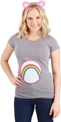 Care Bears Cheer Ears & Patch Cortume Kit للبالغين مع مجموعة ملحقات الرؤوس والحديد على التصحيح in Saudi Arabia