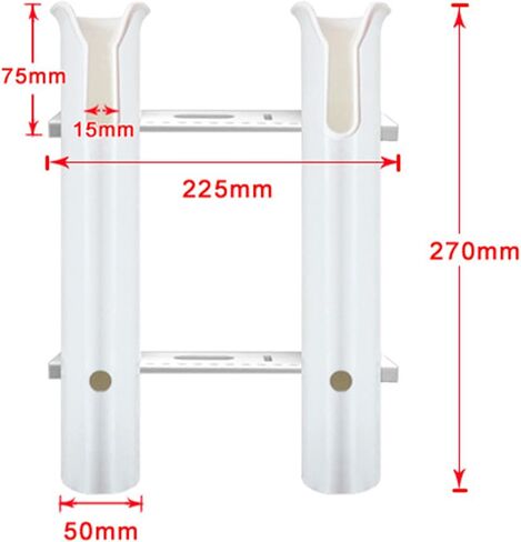 حامل صنارة الصيد، حاملات قضبان الصيد البلاستيكية القابلة للتعديل، قضيب الصيد لقضيب القارب رف الأنبوب الجانبي وتخزين مرآب مقطورات تبريد قوارب الكاياك in Kuwait