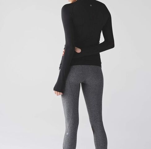 Lululemon Swiftly Tech Long Sleeve Crew (Black in Saudi Arabia