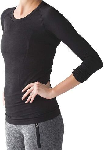 Lululemon Swiftly Tech Long Sleeve Crew (Black in Saudi Arabia