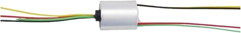 Slip Ring 4 Wires 2A Metal Shell Fish Wheel Slip Ring Diameter 12.5mm Length 15mm Wire Length 250mm Each end in Saudi Arabia