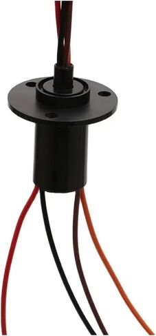 1 PCS Diameter 22mm 15A 2/3/4 Channel Rotating Dining Table Slip Ring Collector Ring Conductive Flange Slip Ring Rotary Joint(Dia.22mm 2CH 15A) in Saudi Arabia
