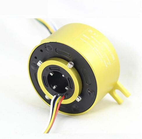 Hole 25.4mm Outer Diameter 86mm Rotary Conductive Slip Ring 2 4 6 8 10 12 16 18 24 Wire Rotary Connector Inductor(16 Wire) in Kuwait