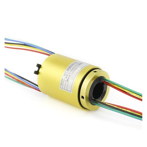 360 Rotary Conductive Slip Ring Outer Diameter 33mm Collector Ring 2/4/6/8/10/12 Wire Rotary Connector Inductor(Inner7mm Out33 2Wire) in Kuwait