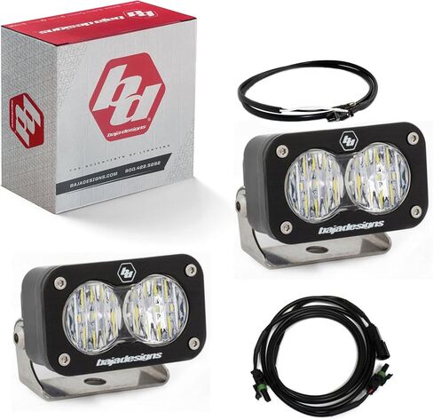 Baja Designs S2 Sport LED طقم إضاءة عكسي مزدوج لـ Chevy Silverado 2500HD/3500HD - 2 PCS LED مع تسخير الأسلاك in Kuwait