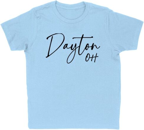 Script Dayton Ohio Kids T-Shirt Youth in Saudi Arabia