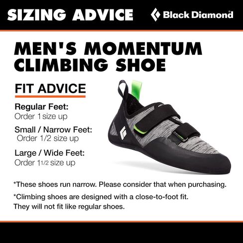 BLACK DIAMOND Men's Momentum Lace or Strap Rock Climbing Shoes, Gym/Outdoor | Engineered Knit upper, sticky rubber for edging and smearing, neutral last for gym, bouldering, sport routes, and crag days in Saudi Arabia