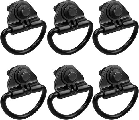 6pcs Cargo D-Hooks متوافقة مع 2015-2023 Ford Transit 150 250 350 ربط الشحن الخلفي لأسفل Hook استبدال BK21V550A74AD ، V550A74-AD in Kuwait