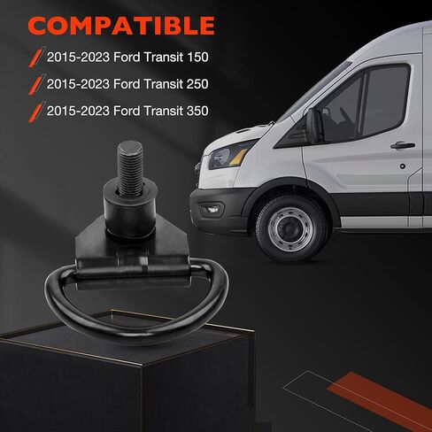 6pcs Cargo D-Hooks متوافقة مع 2015-2023 Ford Transit 150 250 350 ربط الشحن الخلفي لأسفل Hook استبدال BK21V550A74AD ، V550A74-AD in Kuwait