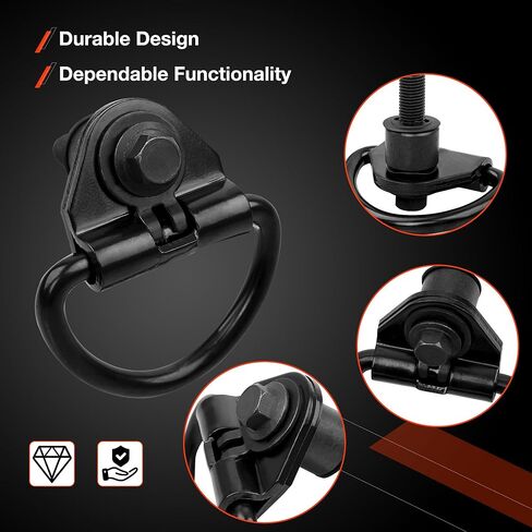 6pcs Cargo D-Hooks متوافقة مع 2015-2023 Ford Transit 150 250 350 ربط الشحن الخلفي لأسفل Hook استبدال BK21V550A74AD ، V550A74-AD in Kuwait