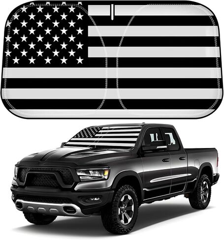 D-Lumina الزجاج الأمامي الظل أشعة الشمس لعام 2019-2025 GMC Sierra 1500 2500 3500 ملحقات ، النافذة الأمامية Sunshade American Sun Visor Protector Sun Shield Block UV Ray Heat ، قابلة للطي 2 طبقات 210 طنًا مادة in Saudi Arabia