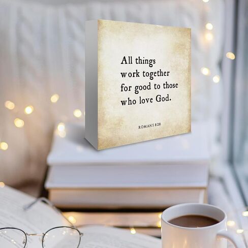 Inspirational Quotes Office Decor for Men, Rustic Wooden Block Plaque Box Sign for Home Office Desk Shelf Table, Motivational Wall Decor Inspirational Gifts for Women Men Friends - C.S. Lewis in Saudi Arabia