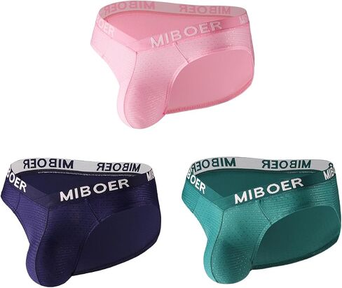 Men's Sexy Bikini Briefs Low Rise Soft Lightweight Bulge Pouch Underwear in Saudi Arabia