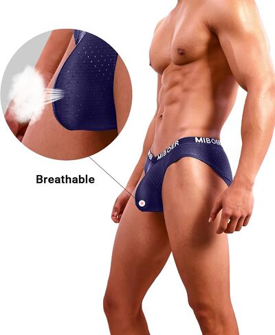 Men's Sexy Bikini Briefs Low Rise Soft Lightweight Bulge Pouch Underwear in Saudi Arabia