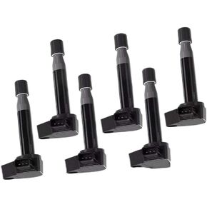 6pcs ملف الإشعال متوافق مع TL RL CL 3.2L V6 Accord Ex LX Hybrid Sedan 3.0L Replacements 30520-P8E-A01 30520P8EA01 in Saudi Arabia